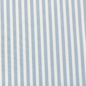 blue striped cotton fabric from Jane Churchill