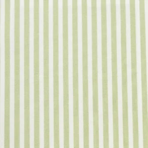 green striped cotton fabric from Jane Churchill