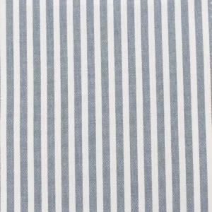 blue striped cotton fabric from Jane Churchill