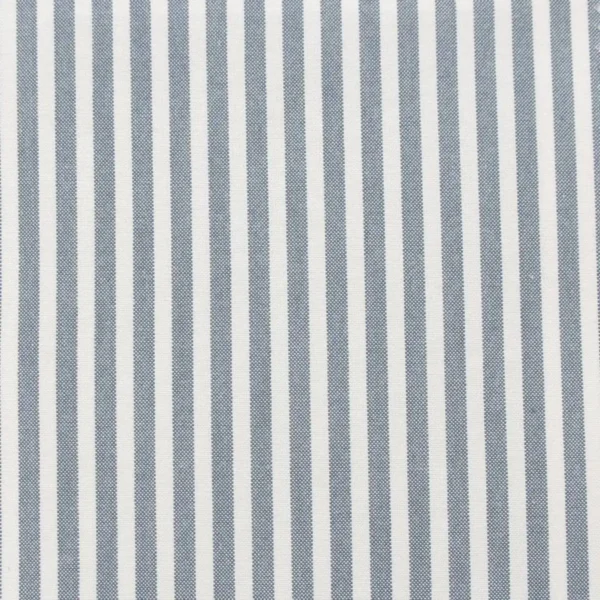 Arley Stripe Fabric - Navy by blue striped cotton fabric from Jane Churchill