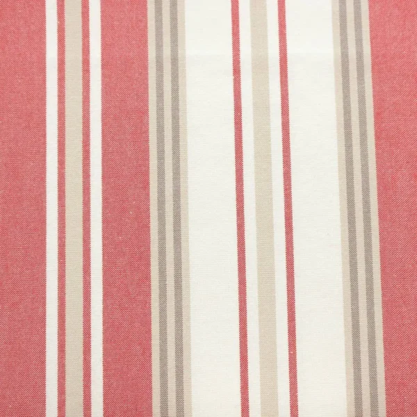 Hopwell Stripe Fabric - Red by red striped cotton fabric from Jane Churchill
