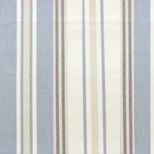 blue striped cotton fabric from Jane Churchill