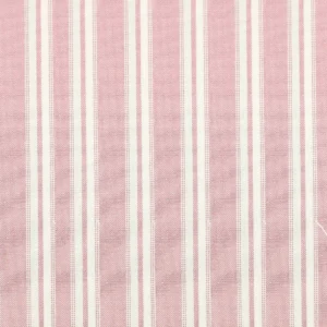 pink striped cotton fabric from Jane Churchill