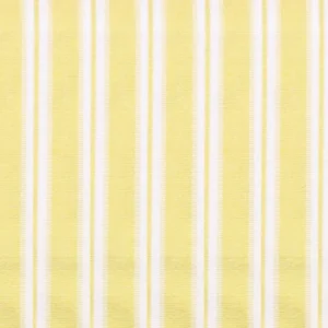 yellow striped cotton fabric from Jane Churchill