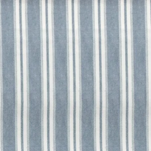blue striped cotton fabric from Jane Churchill