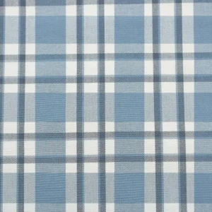 blue checked cotton fabric from Jane Churchill