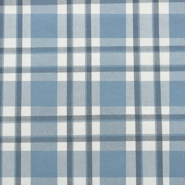 Talla Check Fabric - Navy by blue checked cotton fabric from Jane Churchill