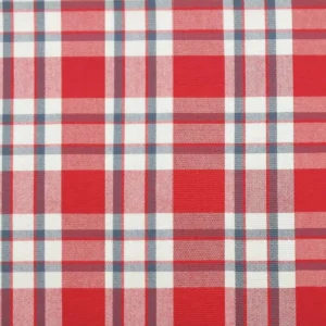 red checked cotton fabric from Jane Churchill