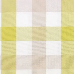 green checked cotton fabric from Jane Churchill