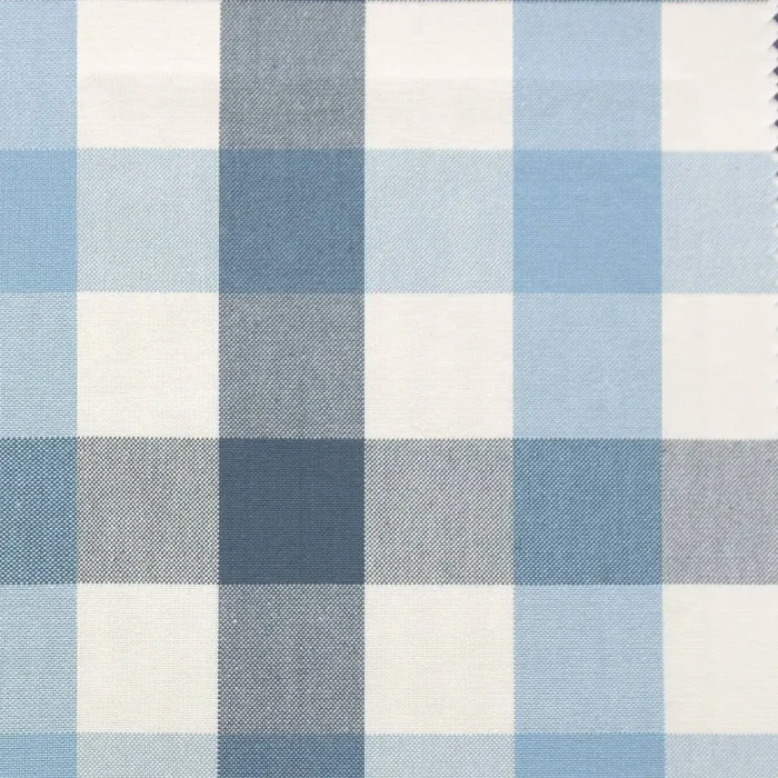 Kali Check Fabric - Navy swatch