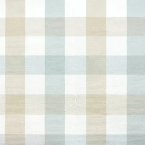 blue checked cotton fabric from Jane Churchill