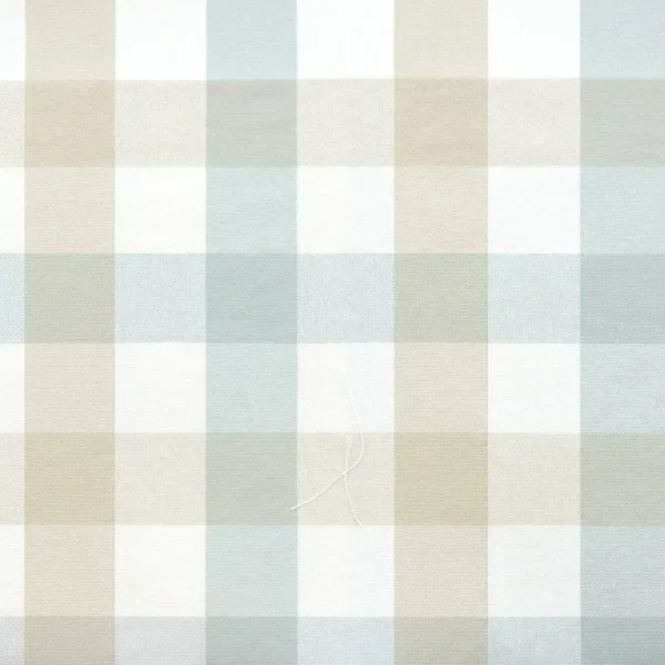 Kali Check Fabric - Aqua by blue checked cotton fabric from Jane Churchill