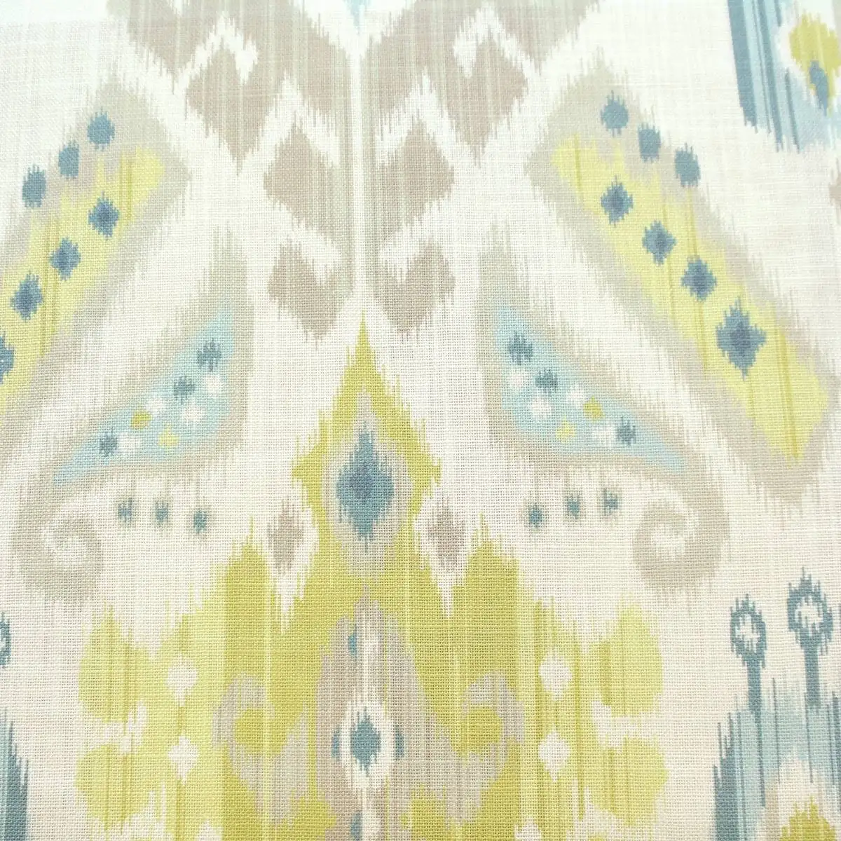 Nuri Fabric - Aqua / Lime by blue misc cotton fabric from Jane Churchill