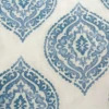 blue contemporary cotton fabric from Jane Churchill
