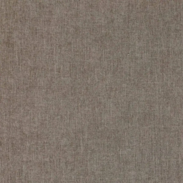 Palma Fabric - Taupe by brown plain woven fabric from Jane Churchill