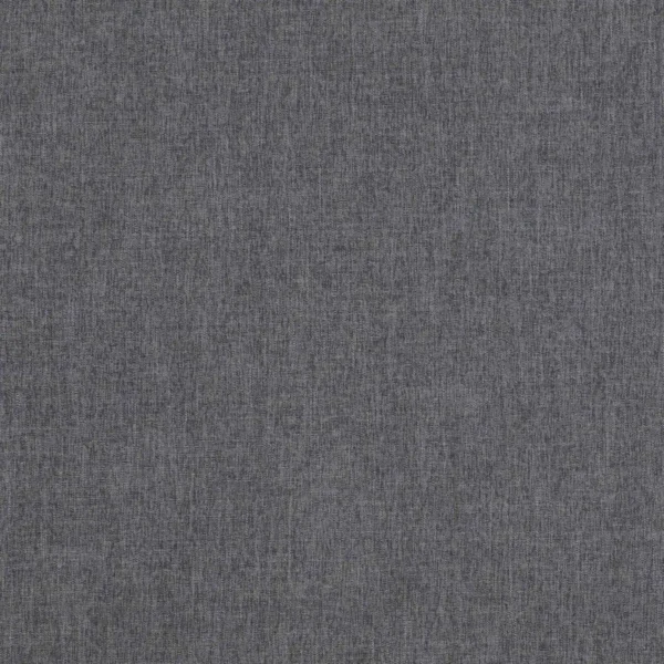 Palma Fabric - Grey by black-grey plain woven fabric from Jane Churchill