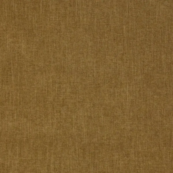Palma Fabric - Ochre by yellow plain woven fabric from Jane Churchill