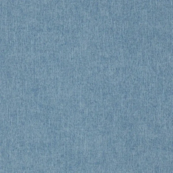 Palma Fabric - Fresh Blue by blue plain woven fabric from Jane Churchill