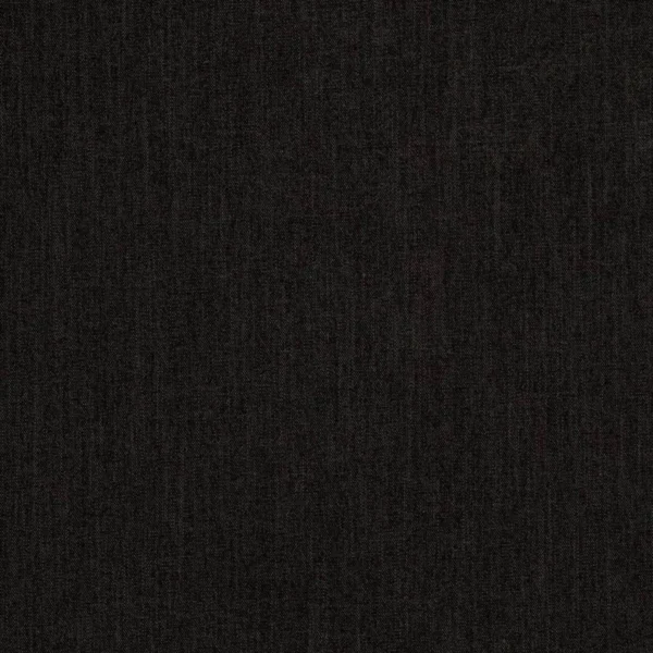Palma Fabric - Black by black-grey plain woven fabric from Jane Churchill