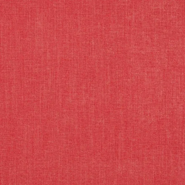 Palma Fabric - Coral by red plain woven fabric from Jane Churchill