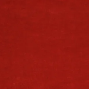 red plain velvet-chenille fabric from Jane Churchill