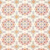 multicolour geometric printed fabric from Jane Churchill