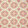 multicolour geometric printed fabric from Jane Churchill