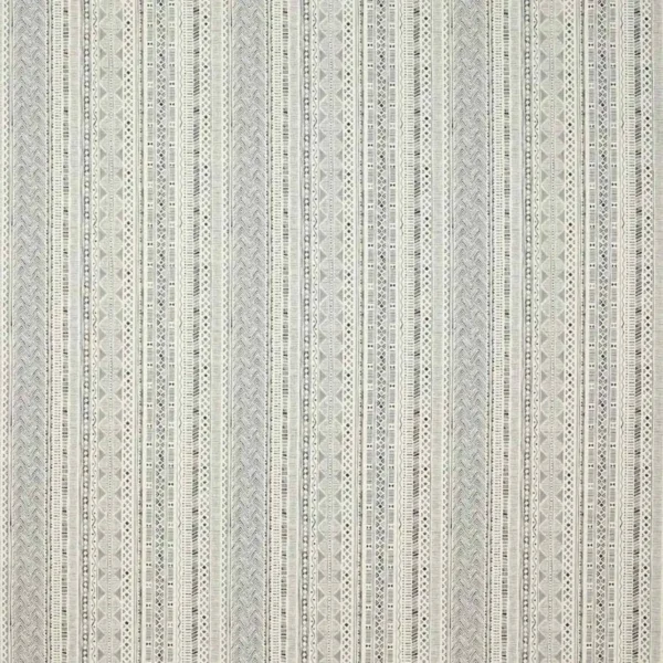 black-grey striped printed fabric from Jane Churchill