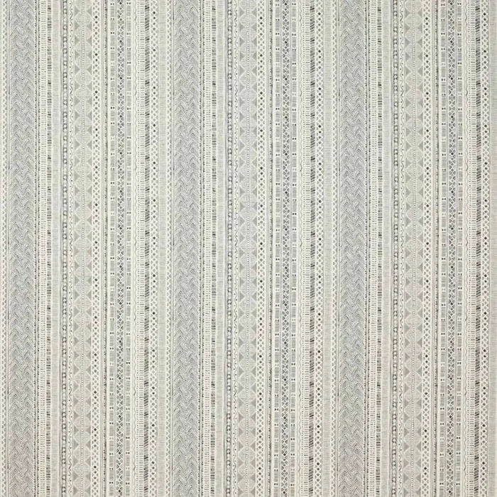 Taro Stripe Fabric - Charcoal swatch
