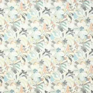 multicolour botanical printed fabric from Jane Churchill