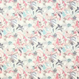 multicolour botanical printed fabric from Jane Churchill