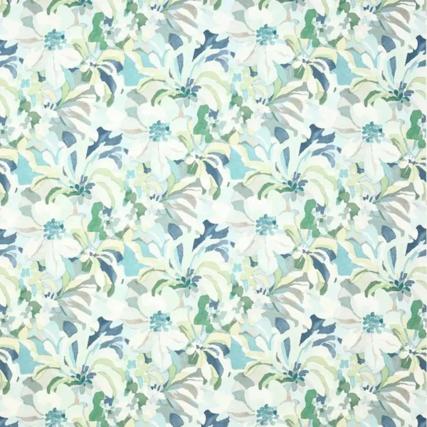 Hot House Fabric - Teal / Blue by jane churchill hot house teal blue