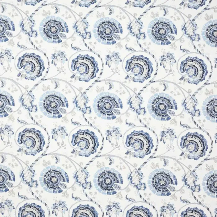 Jaipur Tree Fabric - Blue swatch
