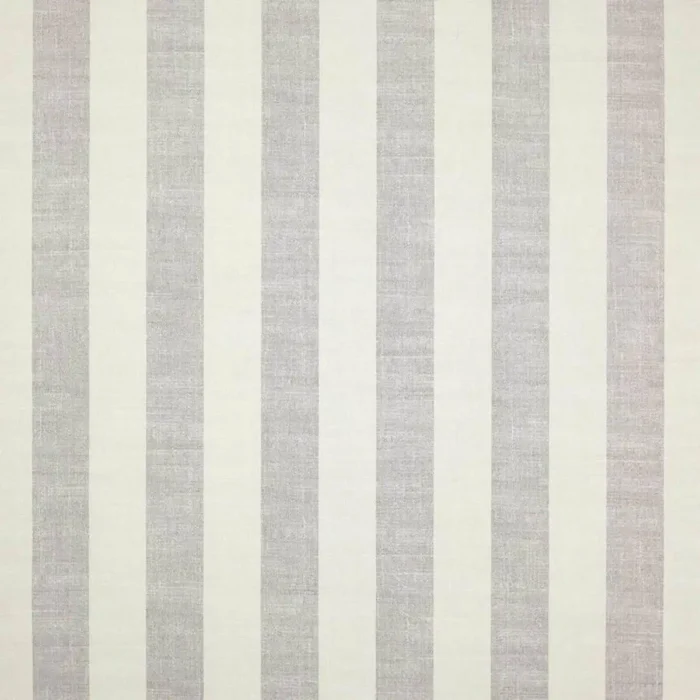 Almora Stripe Fabric - Chinchilla / Cream swatch