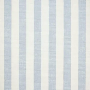 blue striped cotton fabric from Jane Churchill