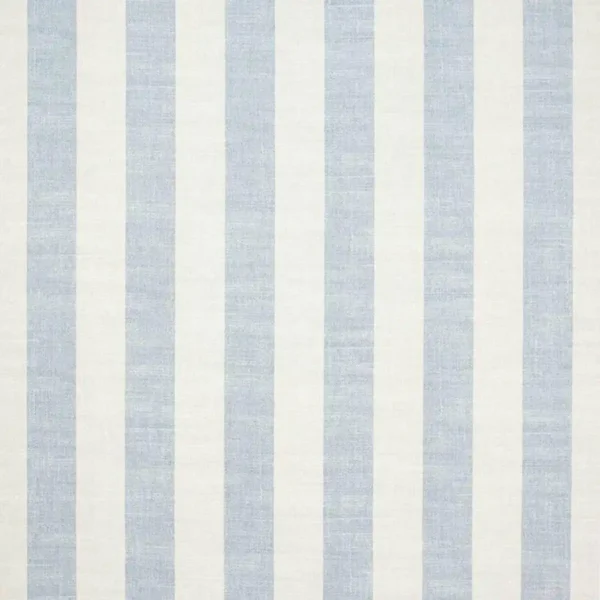 blue striped cotton fabric from Jane Churchill