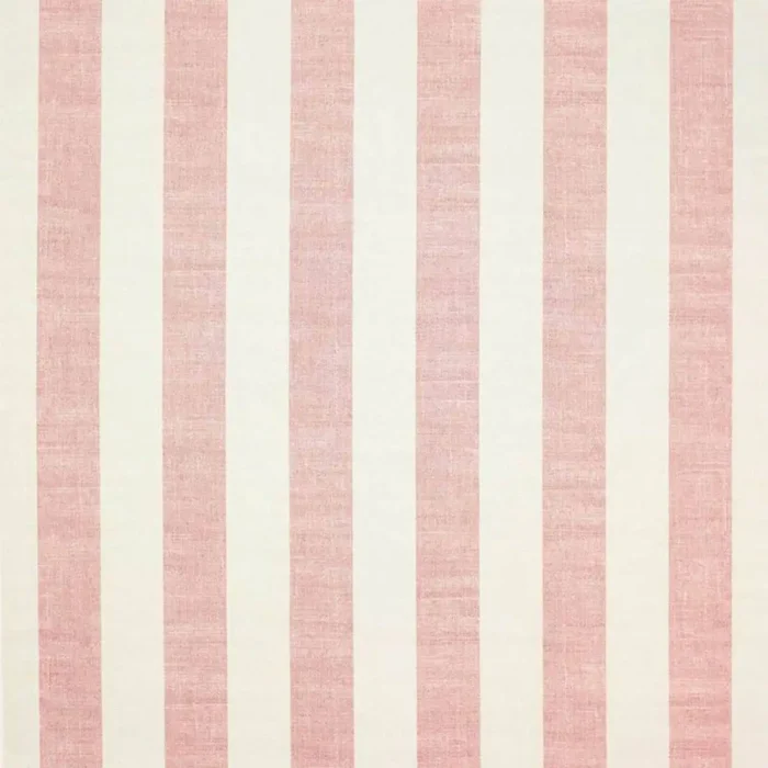 Almora Stripe Fabric - Pink / Cream swatch