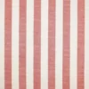 red striped cotton fabric from Jane Churchill
