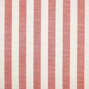red striped cotton fabric from Jane Churchill