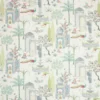 multicolour animal printed fabric from Jane Churchill