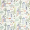 multicolour animal printed fabric from Jane Churchill