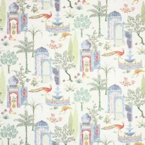 multicolour animal printed fabric from Jane Churchill