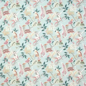 multicolour animal printed fabric from Jane Churchill