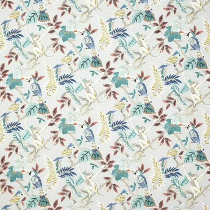 Indira Fabric - Teal swatch