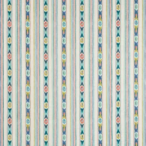 multicolour striped cotton fabric from Jane Churchill