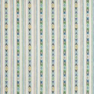 multicolour striped cotton fabric from Jane Churchill