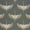 multicolour animal embroideried fabric from Kai