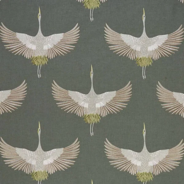multicolour animal embroideried fabric from Kai