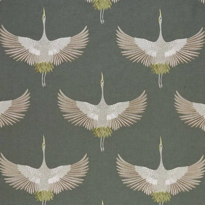 Demoiselle Fabric - Eucalyptus swatch