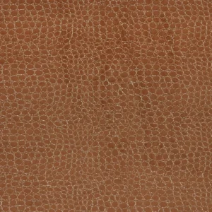 orange spotted embroideried fabric from Kai
